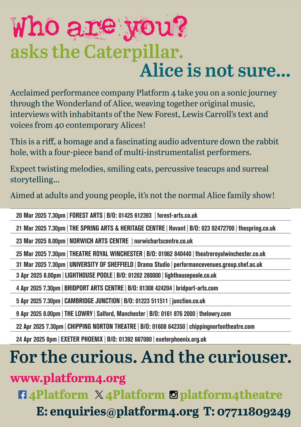 Alice poster